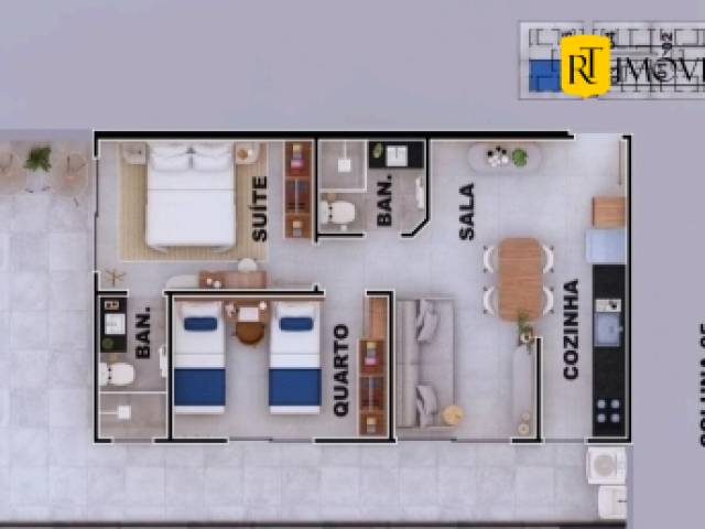 #2100 - Apartamento para Venda em Cabo Frio - RJ - 2