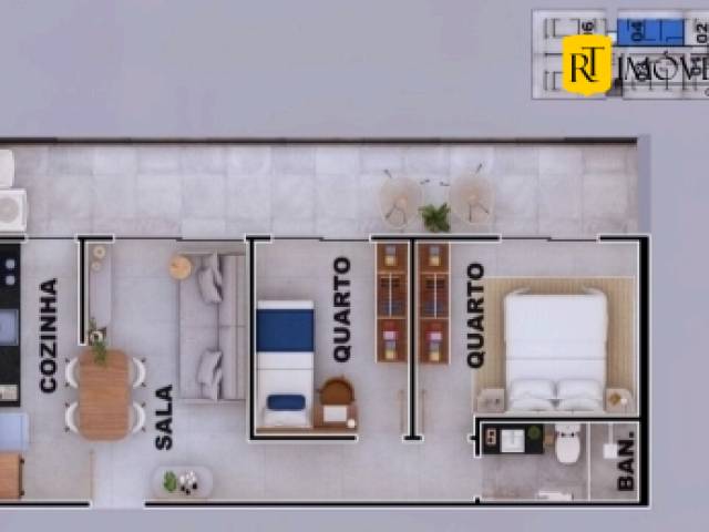 #2100 - Apartamento para Venda em Cabo Frio - RJ - 3