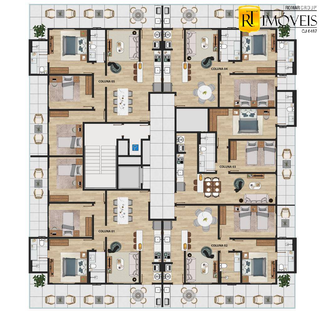 Apartamento, 2 quartos, 72 m² - Foto 4