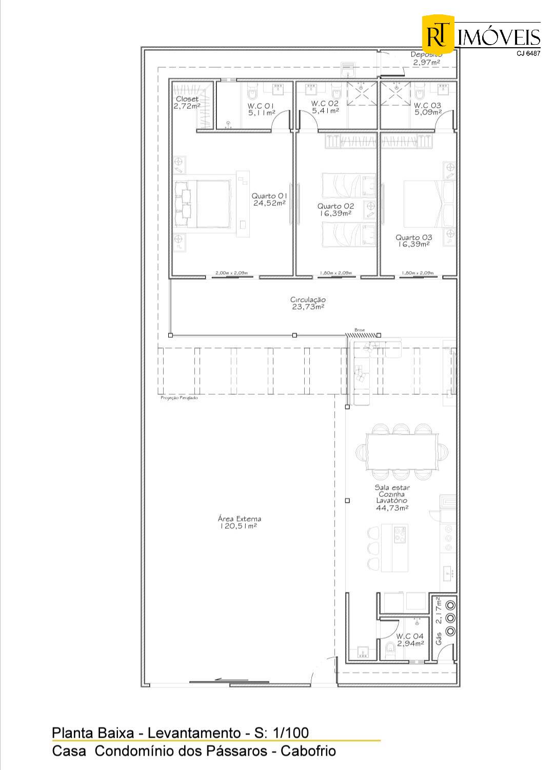 Casa, 1 quarto, 300 m² - Foto 33