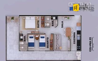 Apartamento, 2 quartos, 66 m² - Foto 2