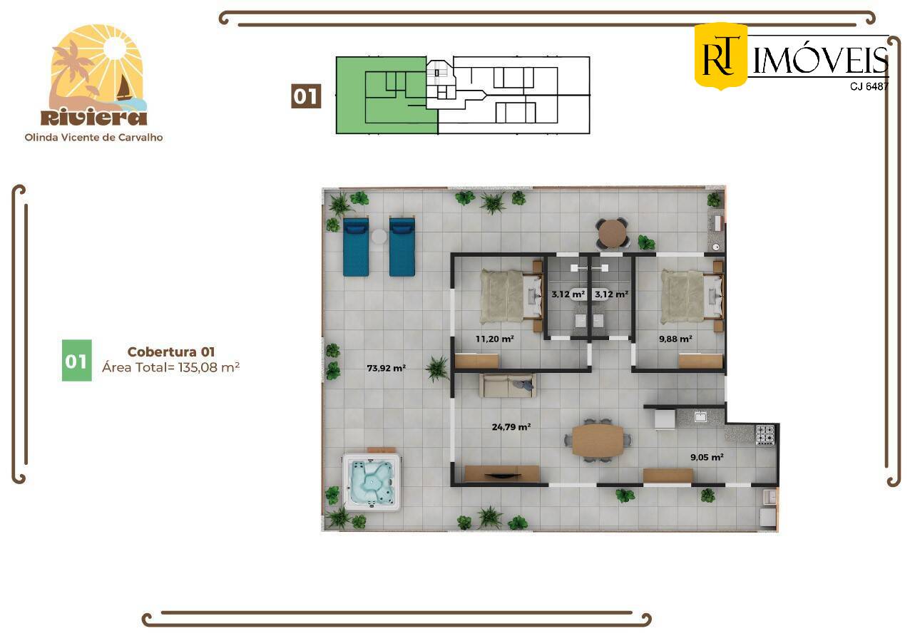 Apartamento, 1 quarto, 48 m² - Foto 17